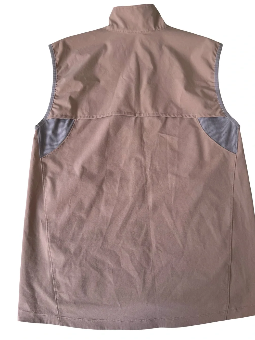 The North Face Men’s Beige Lightweight Full Zip Lined  Vest Size M